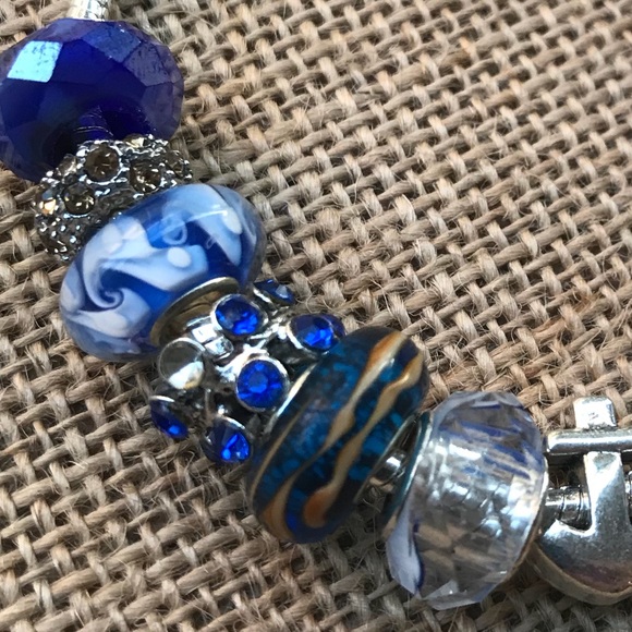 SOLD Anchor Ocean  charm bracelet fits Pandora - Picture 3 of 5